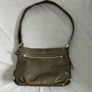 Coach Brown F15064 Leather Duffel Purse